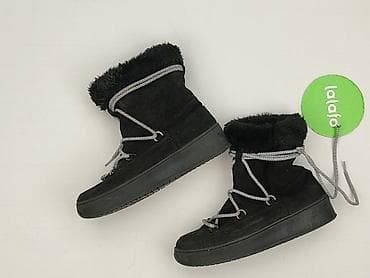czarne botki ccc: Śniegowce damskie, rozmiar 37 — 3