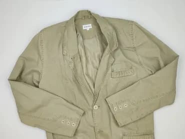 Marynarka męska MARINEX - Rozmiar: S (metka) - Kolor: beżowy/kaki -