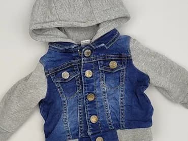 Dziecięca kurtka jeansowa, 0-1 miesięcy, 44-50 cm, Tu, stan - Bardzo dobry