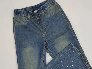 Spodnie jeansowe, H&M, 10 lat, 134/140, stan - Bardzo dobry