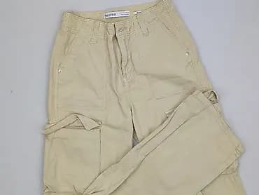 Bershka, Spodnie cargo damskie, rozmiar 2XS