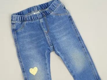 Denim pants, H&M, 9-12 months, condition - Perfect