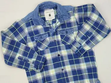 Shirt 5-6 years, condition - Perfect, pattern - Cell, color - Multicolored