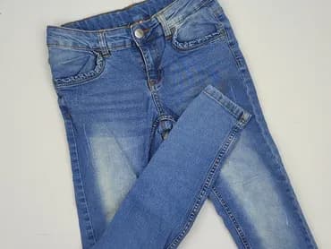 Spodnie jeansowe, Y.F.K., 10 lat, 140, stan - Bardzo dobry