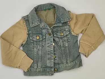 Children's jeans jacket, 2-3 years, 92-98 cm, Benetton, condition - Perfect