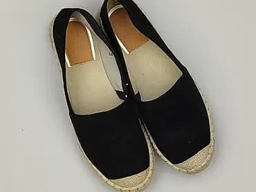 Damskie espadryle Westfalika - Typ: espadryle slip-on - Kolor: czarny