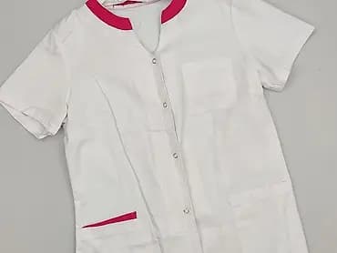 Fartuch medyczny damski UNIFORMIX - Model: zapinany na napy