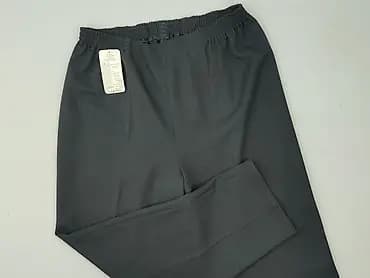 Joanna, Material trousers for women, size 6XL
