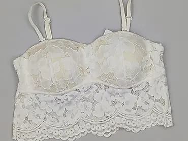 Koronkowy top/bustier LISSIMO – damski - Kolor: śmietankowa biel