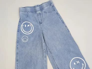 Spodnie jeansowe, H&M, 10 lat, 134/140, stan - Idealny