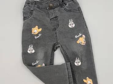 Spodnie jeansowe, Disney, 12-18 miesięcy, stan - Bardzo dobry