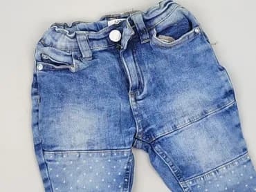 Denim pants, Baby club, 9-12 months, condition - Very good
