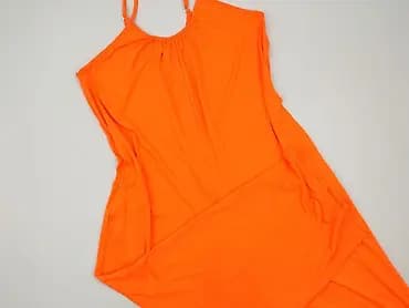 Damski kombinezon na ramiączkach – neonowy pomarańcz - Rozmiar: L