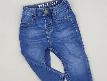 Spodnie jeansowe, H&M, 12-18 miesięcy, stan - Bardzo dobry