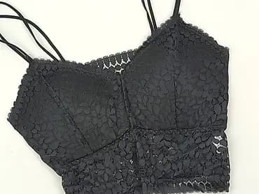 Koronkowy top bralette HANA – czarny - Damski, nie dla dziecka -