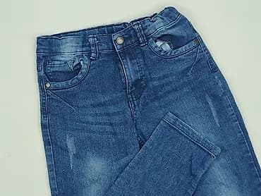Jeans, Little kids, 9 years, 128/134, condition - Very good