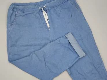 Material trousers for women, size 7XL