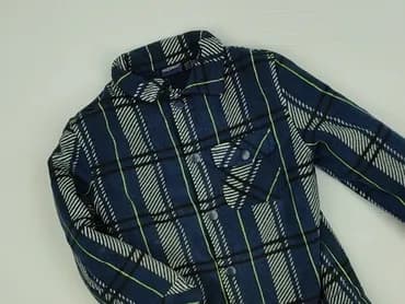 Сорочка 3-4 р., стан - Дуже гарний, візерунок - Клітинка, колір - Синій