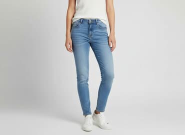 jeansy z asymetrycznym zapieciem: Jeansy damskie, rozmiar S w lalafo.pl — 7 jeansy z asymetrycznym zapieciem: Jeansy damskie, rozmiar S — 7