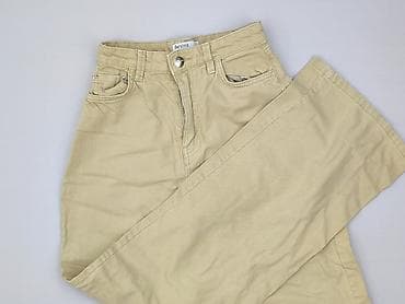 Bershka, Spodnie materiałowe damskie, rozmiar 2XS w lalafo.pl Bershka, Spodnie materiałowe damskie, rozmiar 2XS