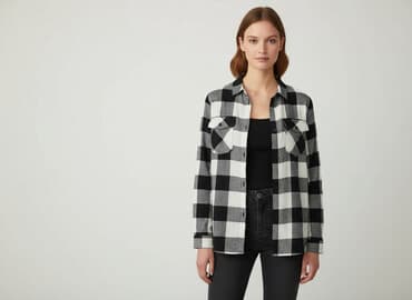 koszula flanelowa cropp: Cropp, Сорочка жіноча, розмір XS на lalafo.pl — 1 koszula flanelowa cropp: Cropp, Сорочка жіноча, розмір XS — 1