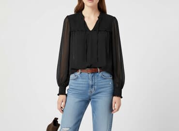 bluzka z tiulowymi rękawami mohito: Mohito, Жіноча блуза, розмір S на lalafo.pl — 1 bluzka z tiulowymi rękawami mohito: Mohito, Жіноча блуза, розмір S — 1