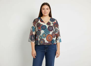 bluzka boho z długim rękawem: Жіноча блуза, розмір 3XL на lalafo.pl — 1 bluzka boho z długim rękawem: Жіноча блуза, розмір 3XL — 1