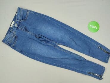 jeansy z asymetrycznym zapieciem: Bershka, Jeansy damskie, S w lalafo.pl — 2 jeansy z asymetrycznym zapieciem: Bershka, Jeansy damskie, S — 2