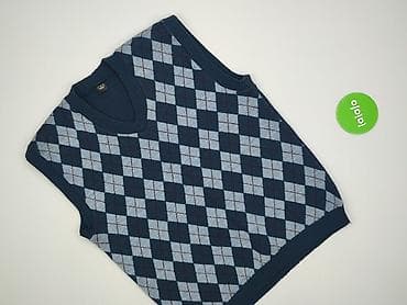 Outerwear: Męska kamizelka dzianinowa bez rękawów w romby (argyle) - Marka at lalafo.pl — 2 Outerwear: Męska kamizelka dzianinowa bez rękawów w romby (argyle) - Marka — 2