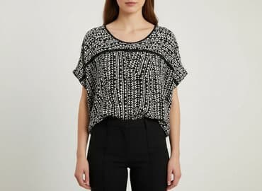 bluzka z rozkloszowanymi rękawami zalando: Жіноча блуза, розмір L на lalafo.pl — 1 bluzka z rozkloszowanymi rękawami zalando: Жіноча блуза, розмір L — 1