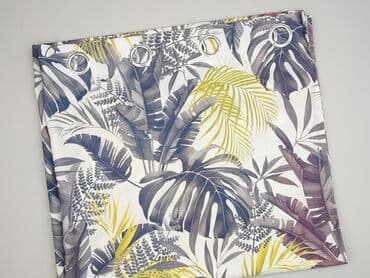 Zasłona na przelotkach – wzór liści tropikalnych - Typ: gotowa at lalafo.pl — 1 Zasłona na przelotkach – wzór liści tropikalnych - Typ: gotowa — 1