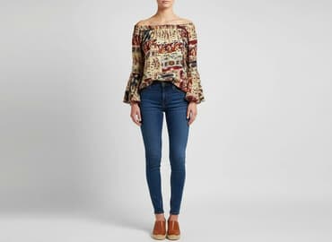 bluzka boho z długim rękawem: Жіноча блуза, розмір S на lalafo.pl — 1 bluzka boho z długim rękawem: Жіноча блуза, розмір S — 1