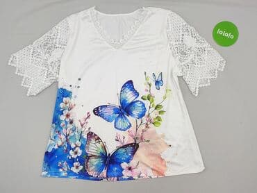 bluzki oversize sklep internetowy: Women's blouse, 2XL at lalafo.pl — 2 bluzki oversize sklep internetowy: Women's blouse, 2XL — 2