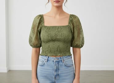 reserved bluzka z bufkami: Reserved, Жіноча блуза, розмір L на lalafo.pl — 1 reserved bluzka z bufkami: Reserved, Жіноча блуза, розмір L — 1