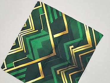 Elegancka poszetka unisex – zielono‑złoty wzór art déco - Akcesorium w lalafo.pl Elegancka poszetka unisex – zielono‑złoty wzór art déco - Akcesorium