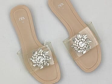 Zara, Klapki damskie, 37 w lalafo.pl Zara, Klapki damskie, 37