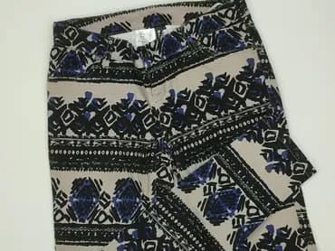 RAINBOW, Material trousers for women, S